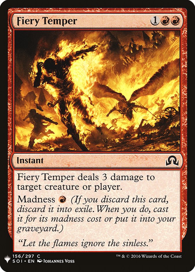 Fiery Temper [Mystery Booster] | Tabernacle Games