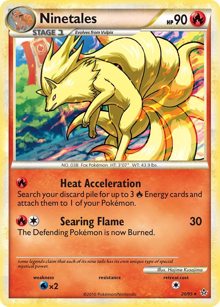 Ninetales (20/95) [HeartGold & SoulSilver: Unleashed] | Tabernacle Games