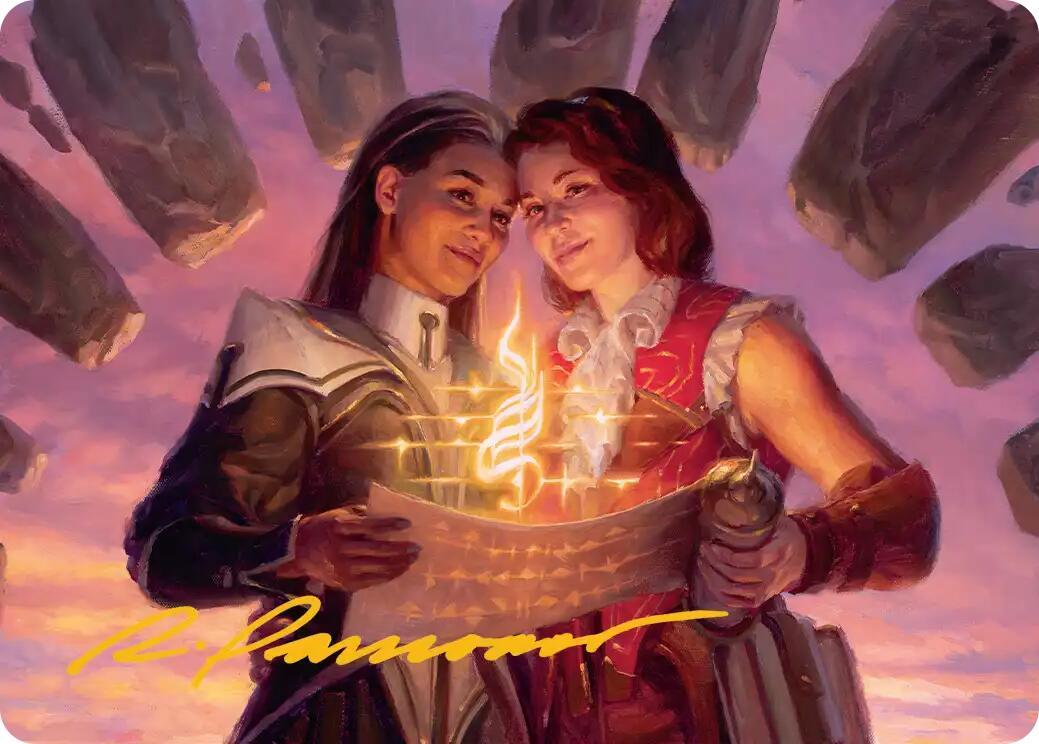 Joined Researchers Art Card (Gold-Stamped Signature) [Secrets of Strixhaven Art Series] | Tabernacle Games