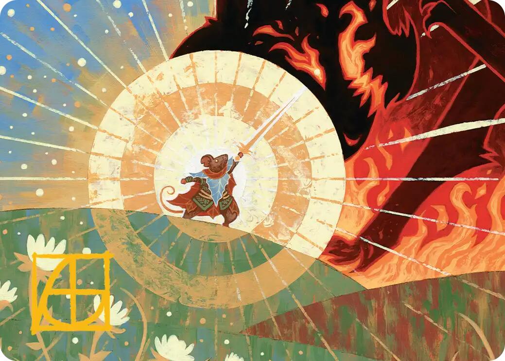 Repel Calamity Art Card (Gold-Stamped Signature) [Secrets of Strixhaven Art Series] | Tabernacle Games