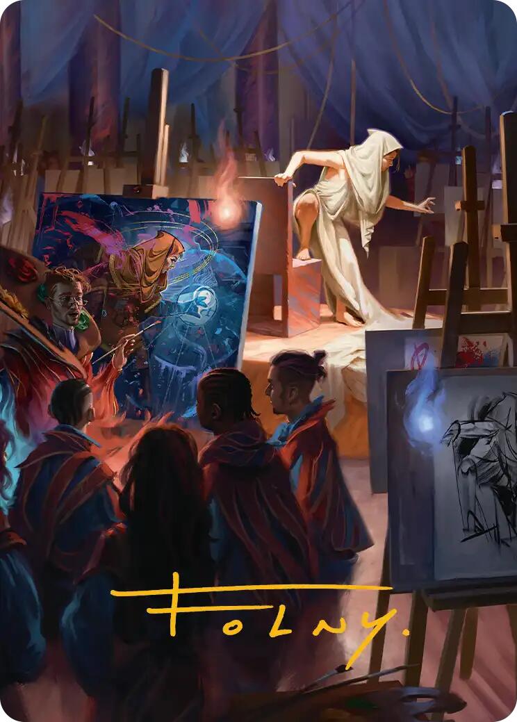 Archaeomancer Art Card (Gold-Stamped Signature) [Secrets of Strixhaven Art Series] | Tabernacle Games