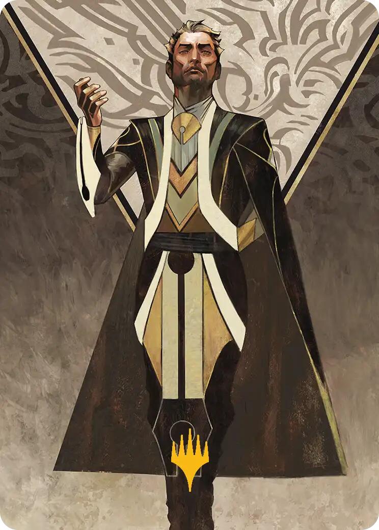 Ral Zarek, Guest Lecturer Art Card (Gold-Stamped Planeswalker Symbol) [Secrets of Strixhaven Art Series] | Tabernacle Games