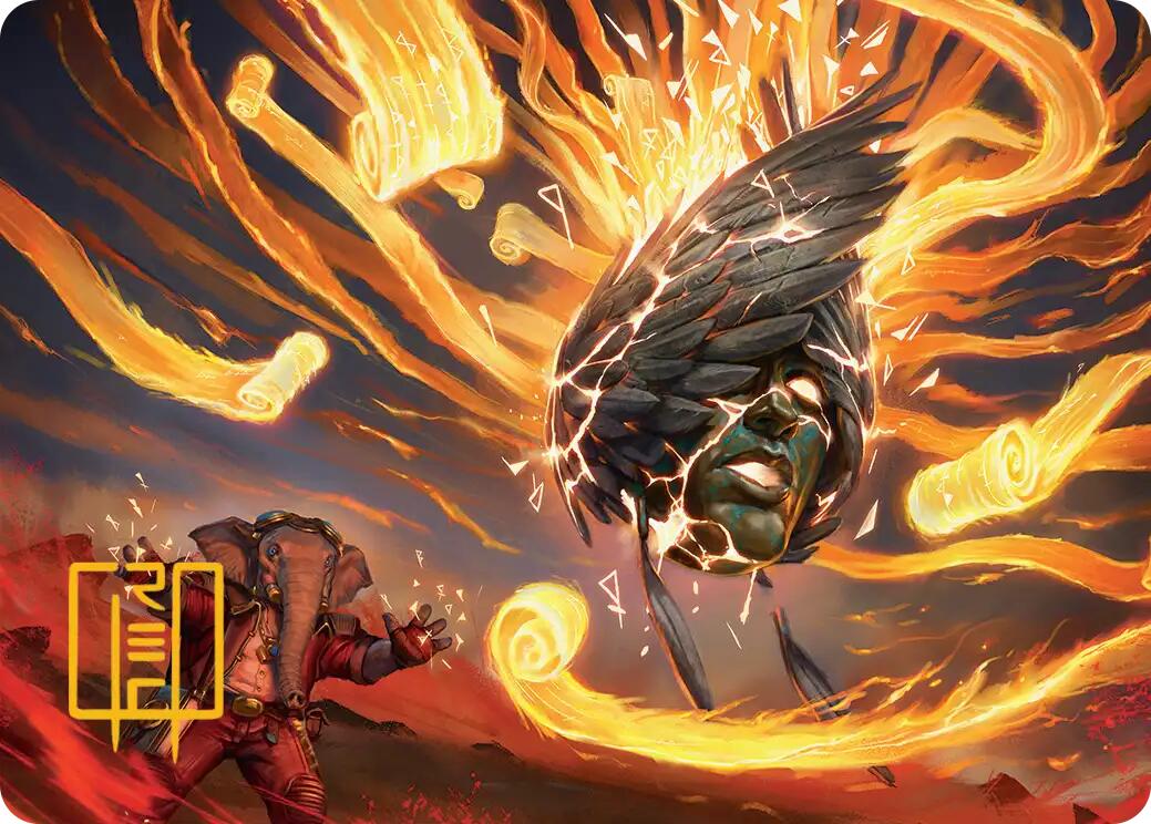 Flashback Art Card (Gold-Stamped Signature) [Secrets of Strixhaven Art Series] | Tabernacle Games