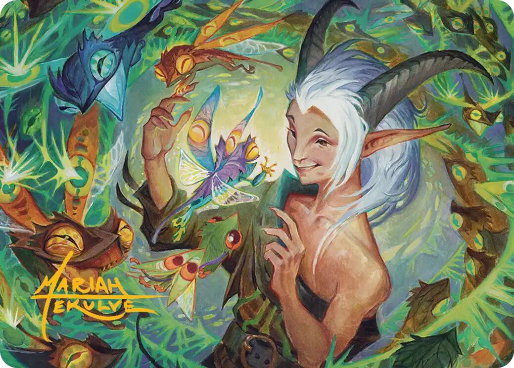 Lumaret's Favor Art Card (Gold-Stamped Signature) [Secrets of Strixhaven Art Series] | Tabernacle Games
