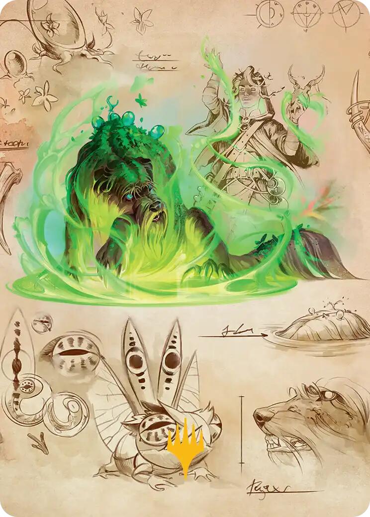 Germination Practicum Art Card (Gold-Stamped Planeswalker Symbol) [Secrets of Strixhaven Art Series] | Tabernacle Games