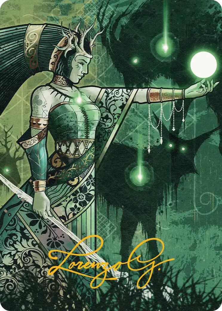 Shamanic Revelation Art Card (Gold-Stamped Signature) [Secrets of Strixhaven Art Series] | Tabernacle Games