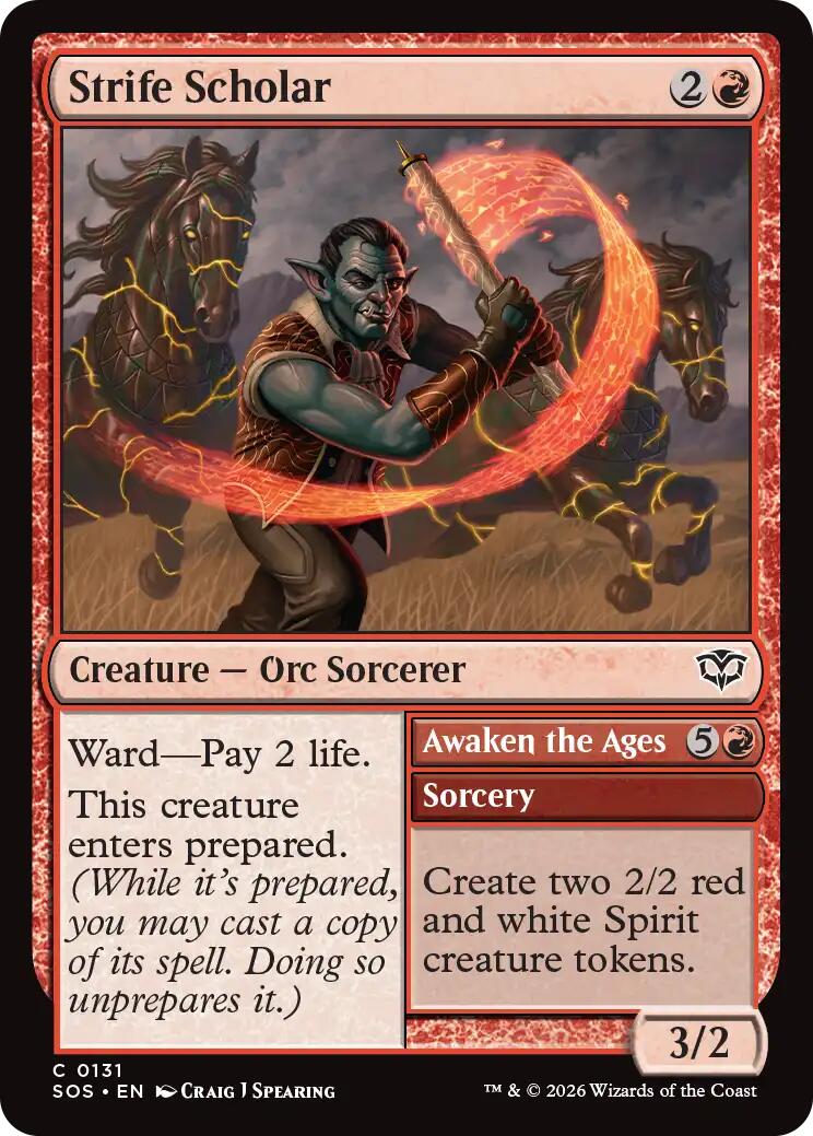 Strife Scholar [Secrets of Strixhaven] | Tabernacle Games
