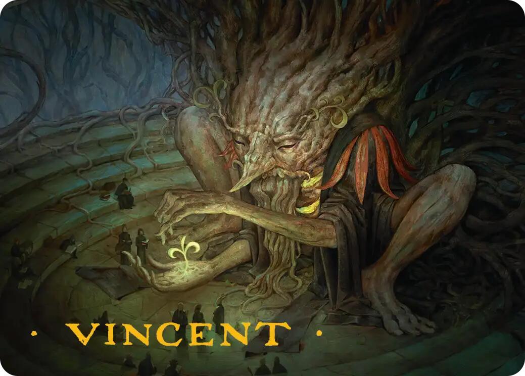 Old-Growth Educator Art Card (Gold-Stamped Signature) [Secrets of Strixhaven Art Series] | Tabernacle Games