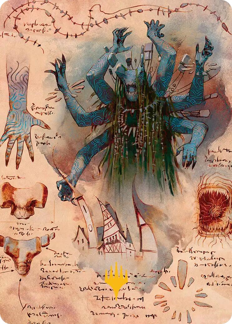 The Dawning Archaic Art Card (Gold-Stamped Planeswalker Symbol) [Secrets of Strixhaven Art Series] | Tabernacle Games