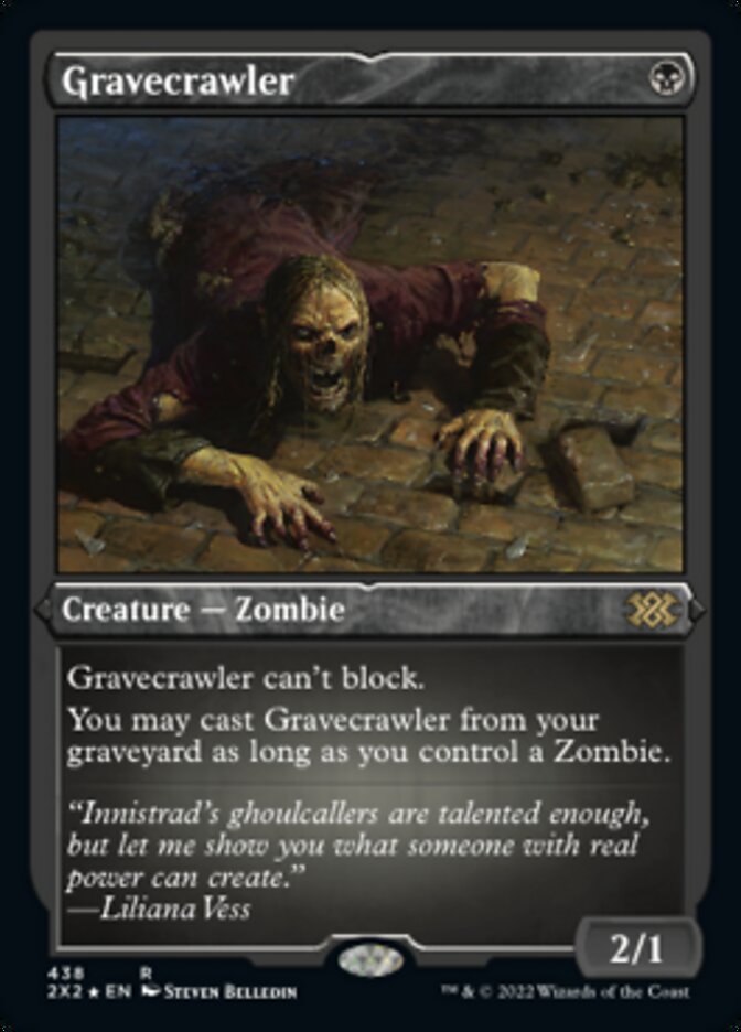 Gravecrawler (Foil Etched) [Double Masters 2022] | Tabernacle Games