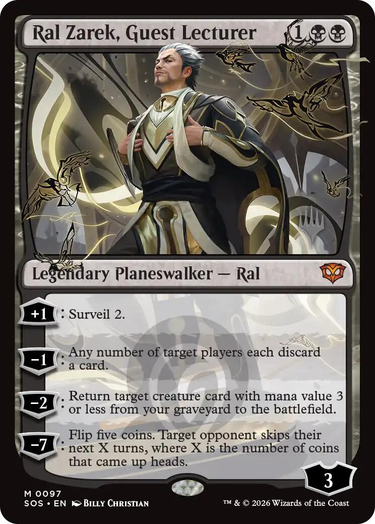 Ral Zarek, Guest Lecturer [Secrets of Strixhaven Promos] | Maze of Fitzroy