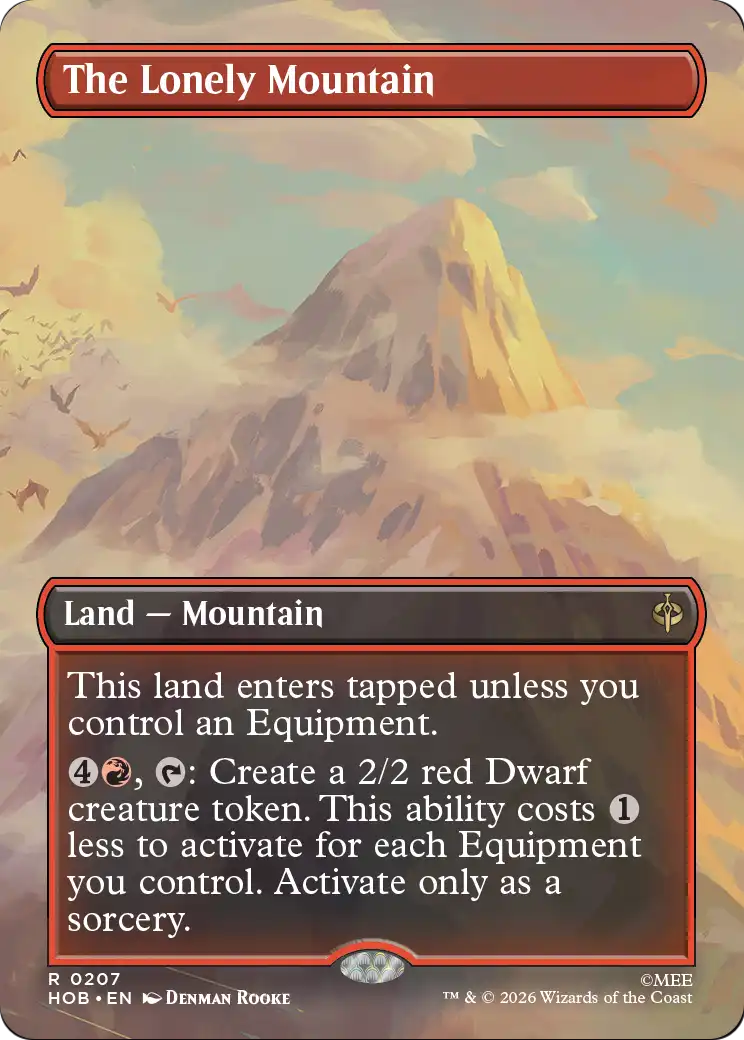 The Lonely Mountain (Borderless) (0207) [The Hobbit] | Tabernacle Games