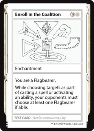 Enroll in the Coalition (2021 Edition) [Mystery Booster Playtest Cards] | Tabernacle Games