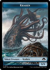 Kraken // Energy Reserve Double-Sided Token [Modern Horizons 3 Tokens] | Tabernacle Games