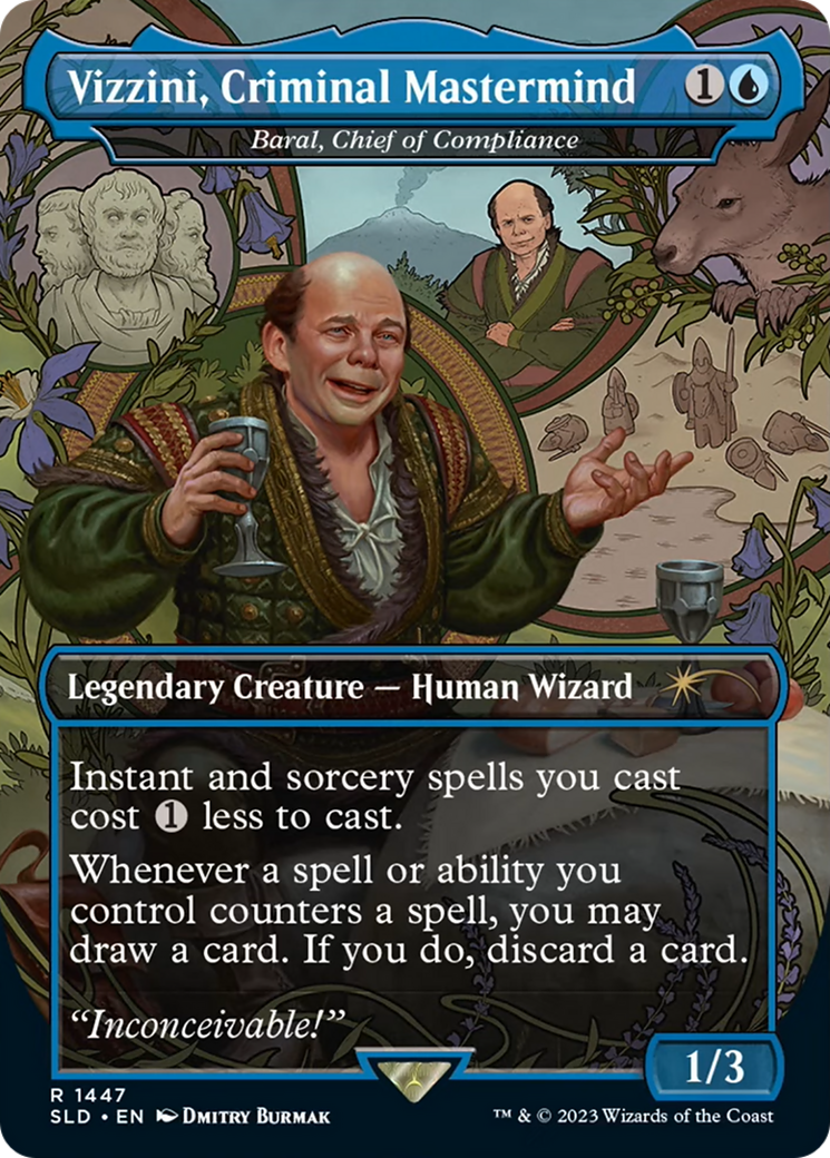 Vizzini, Criminal Mastermind - Baral, Chief of Compliance [Secret Lair Drop Series] | Tabernacle Games