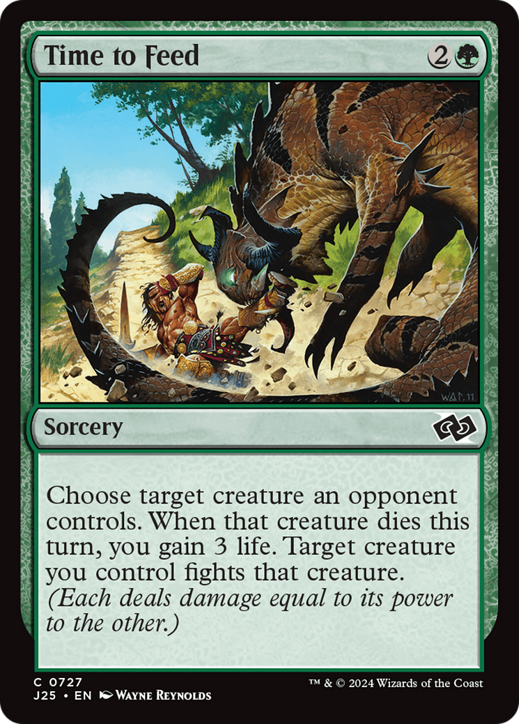 Time to Feed [Foundations Jumpstart] | Tabernacle Games
