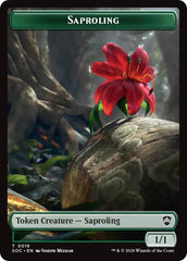 Saproling // Pest (0023) Double-Sided Token [Secrets of Strixhaven Commander Tokens] | Tabernacle Games