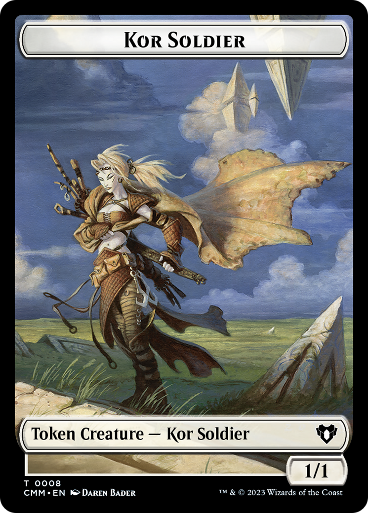 Kor Soldier Token [Commander Masters Tokens] | Tabernacle Games