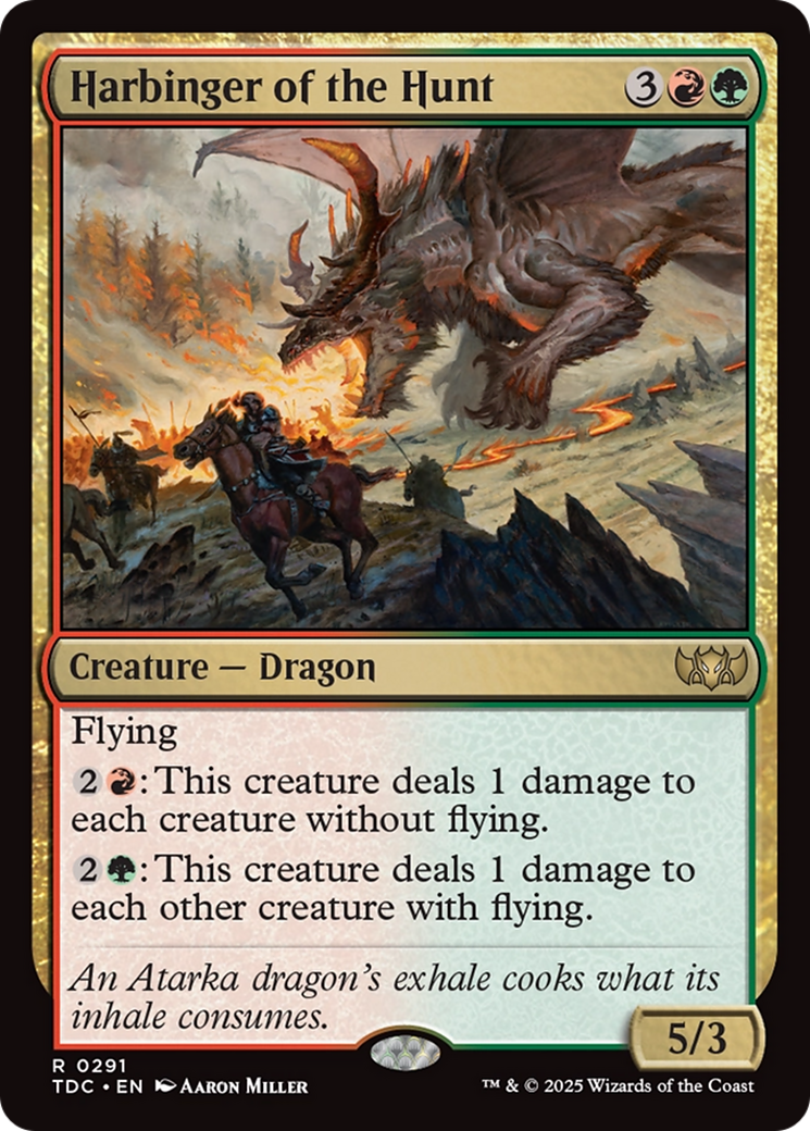 Harbinger of the Hunt [Tarkir: Dragonstorm Commander] | Tabernacle Games