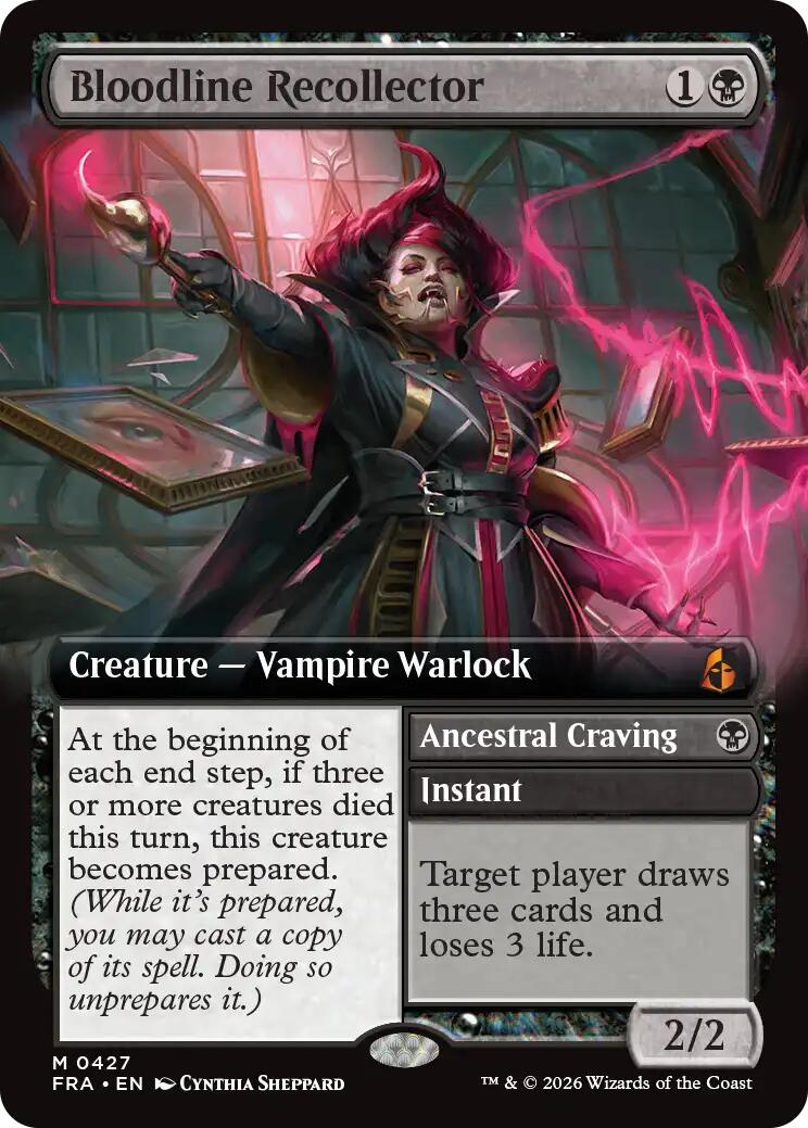 Bloodline Recollector (Extended Art) [Reality Fracture] | Tabernacle Games