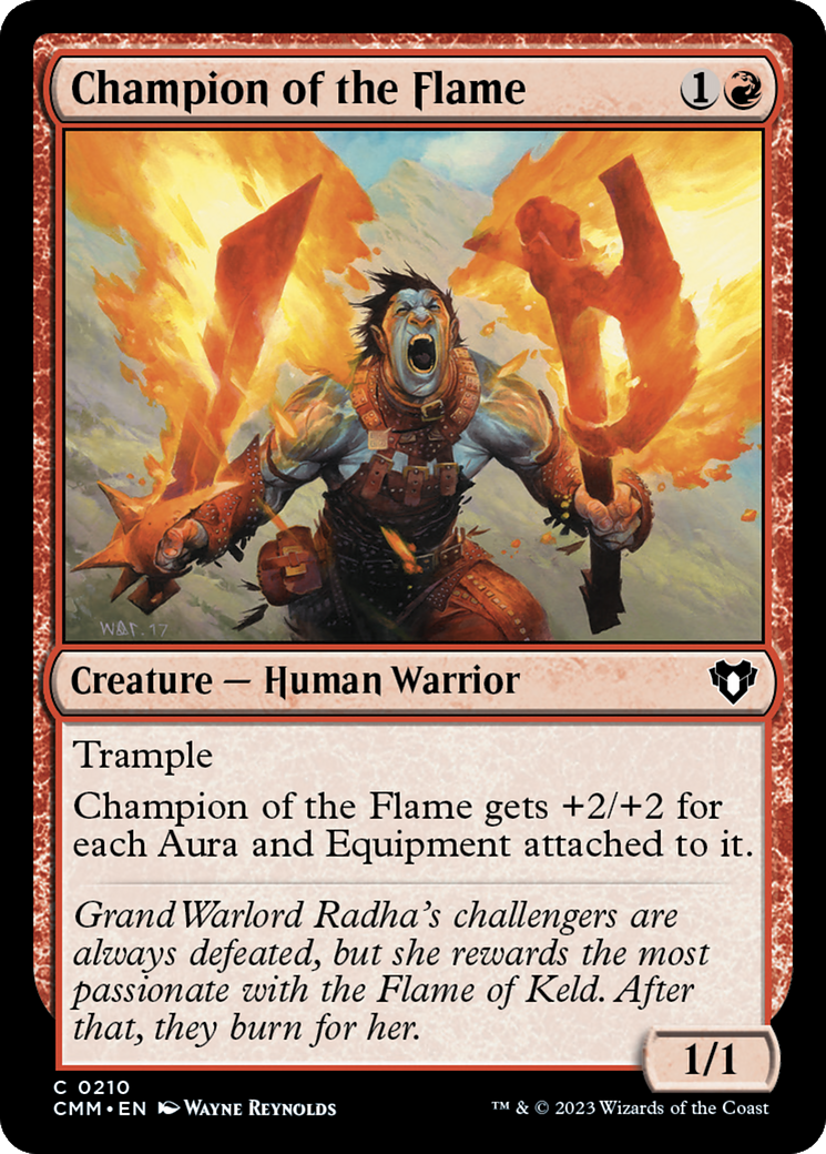 Champion of the Flame [Commander Masters] | Tabernacle Games