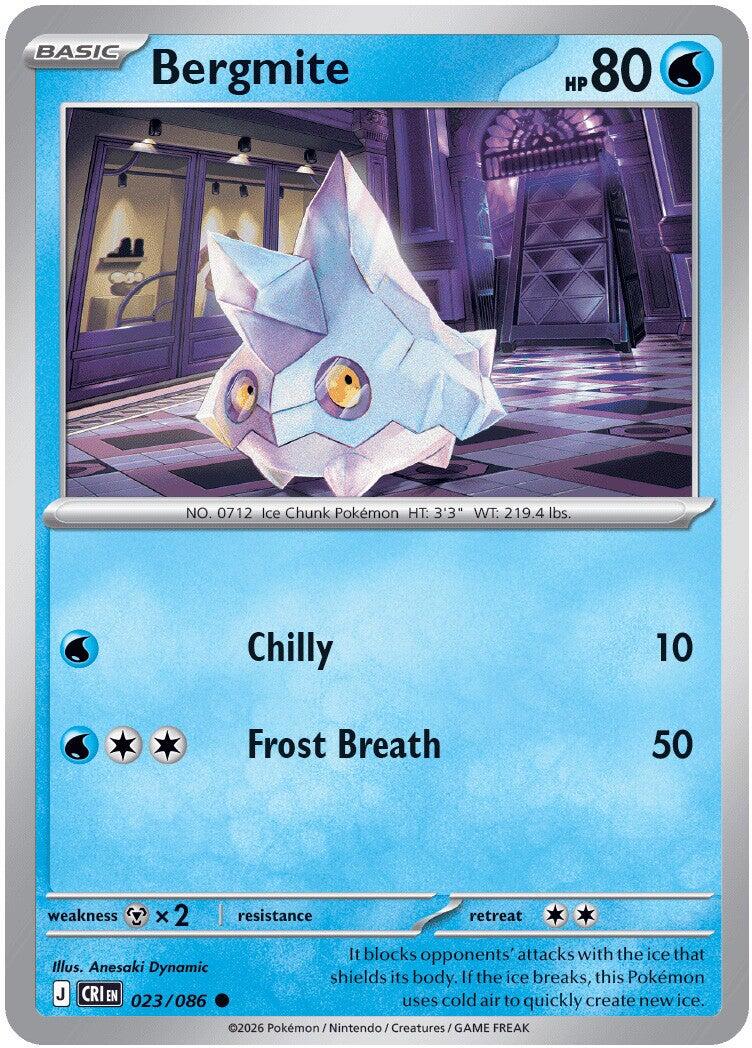 Bergmite (023/086) [Mega Evolution: Chaos Rising] | Tabernacle Games