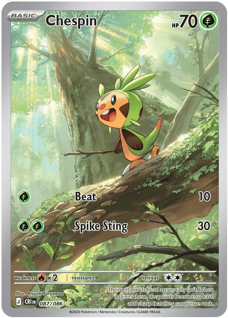 Chespin (087/086) [Mega Evolution: Chaos Rising] | Tabernacle Games