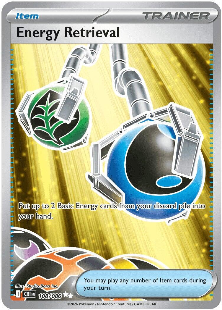 Energy Retrieval (108/086) [Mega Evolution: Chaos Rising] | Tabernacle Games