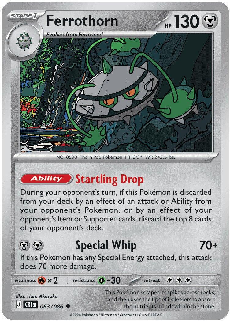 Ferrothorn (063/086) [Mega Evolution: Chaos Rising] | Tabernacle Games