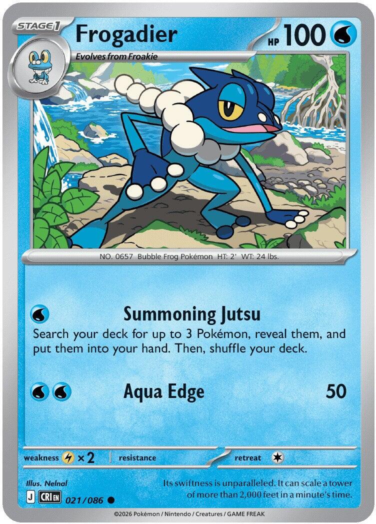 Frogadier (021/086) [Mega Evolution: Chaos Rising] | Tabernacle Games