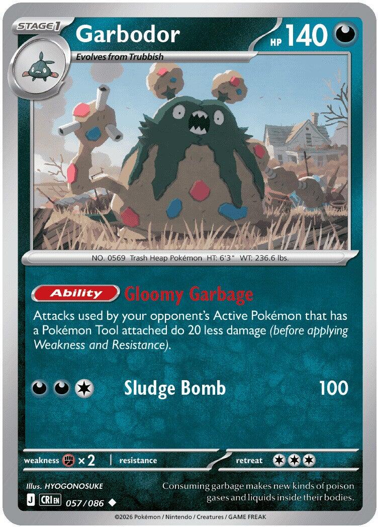 Garbodor (057/086) [Mega Evolution: Chaos Rising] | Tabernacle Games