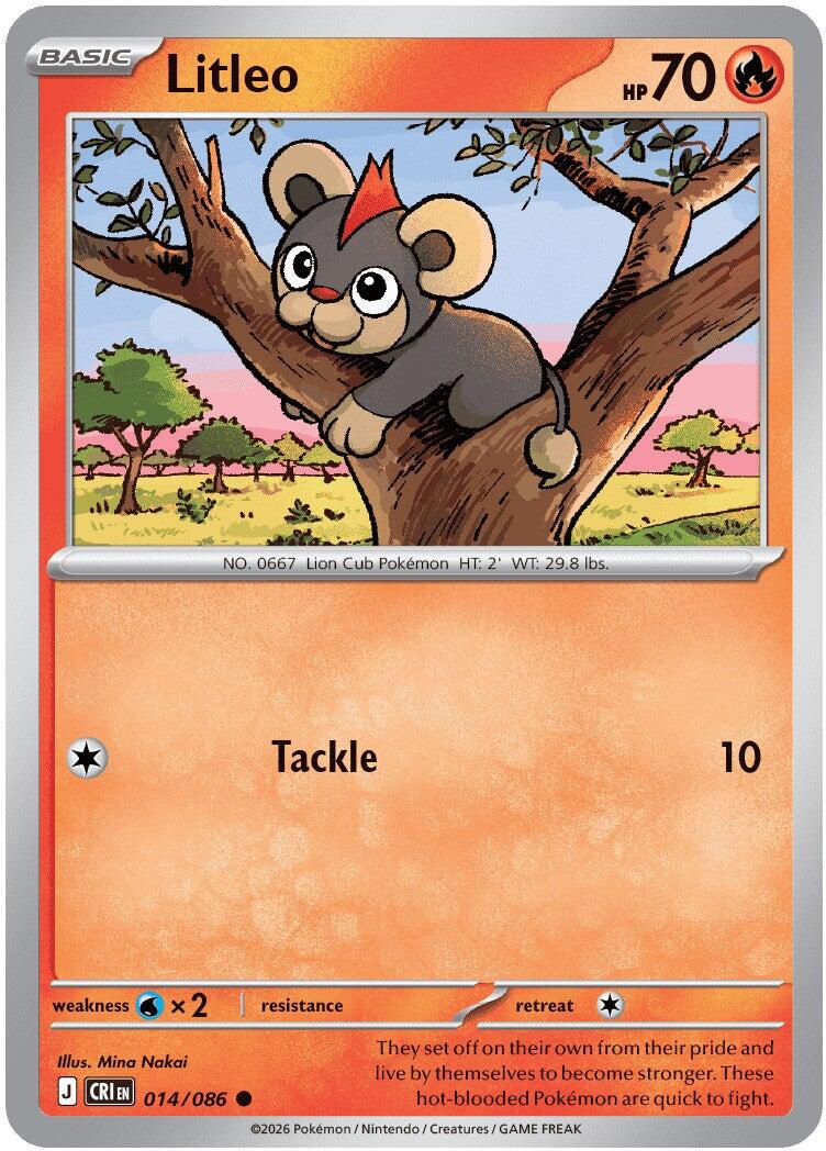 Litleo (014/086) [Mega Evolution: Chaos Rising] | Tabernacle Games