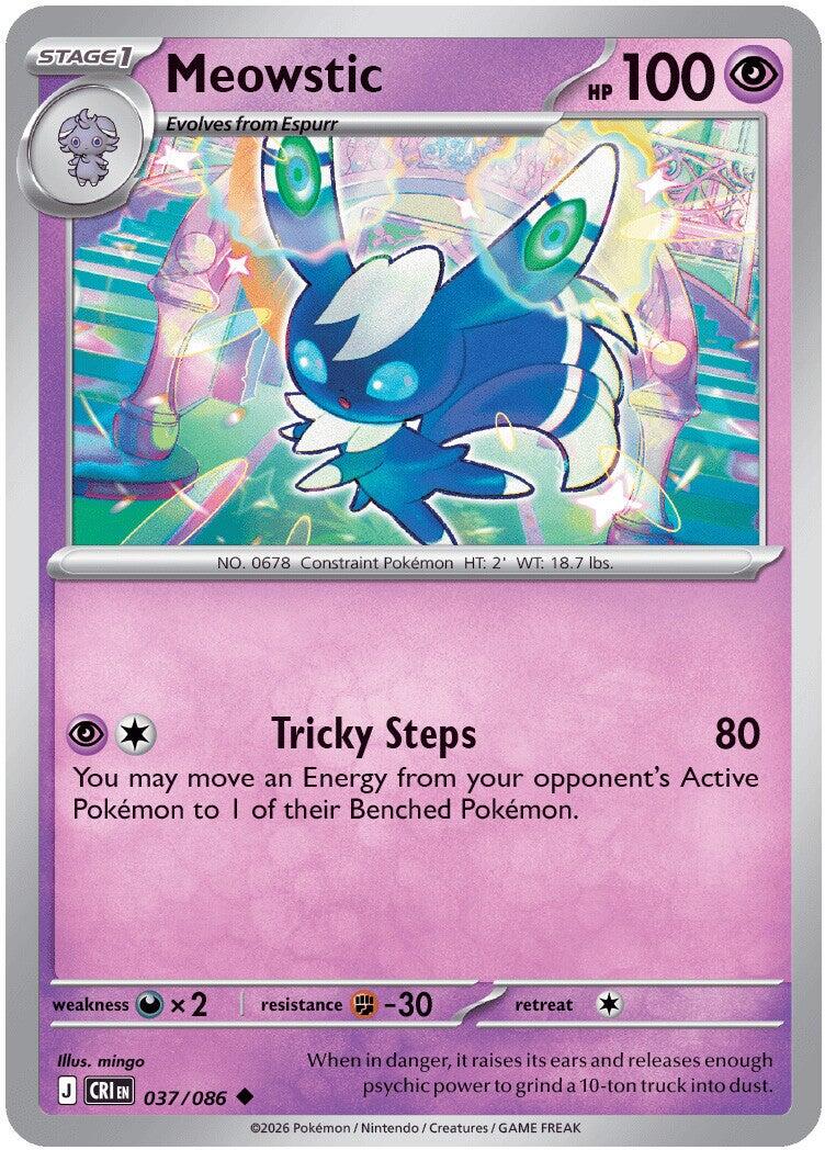 Meowstic (037/086) [Mega Evolution: Chaos Rising] | Tabernacle Games