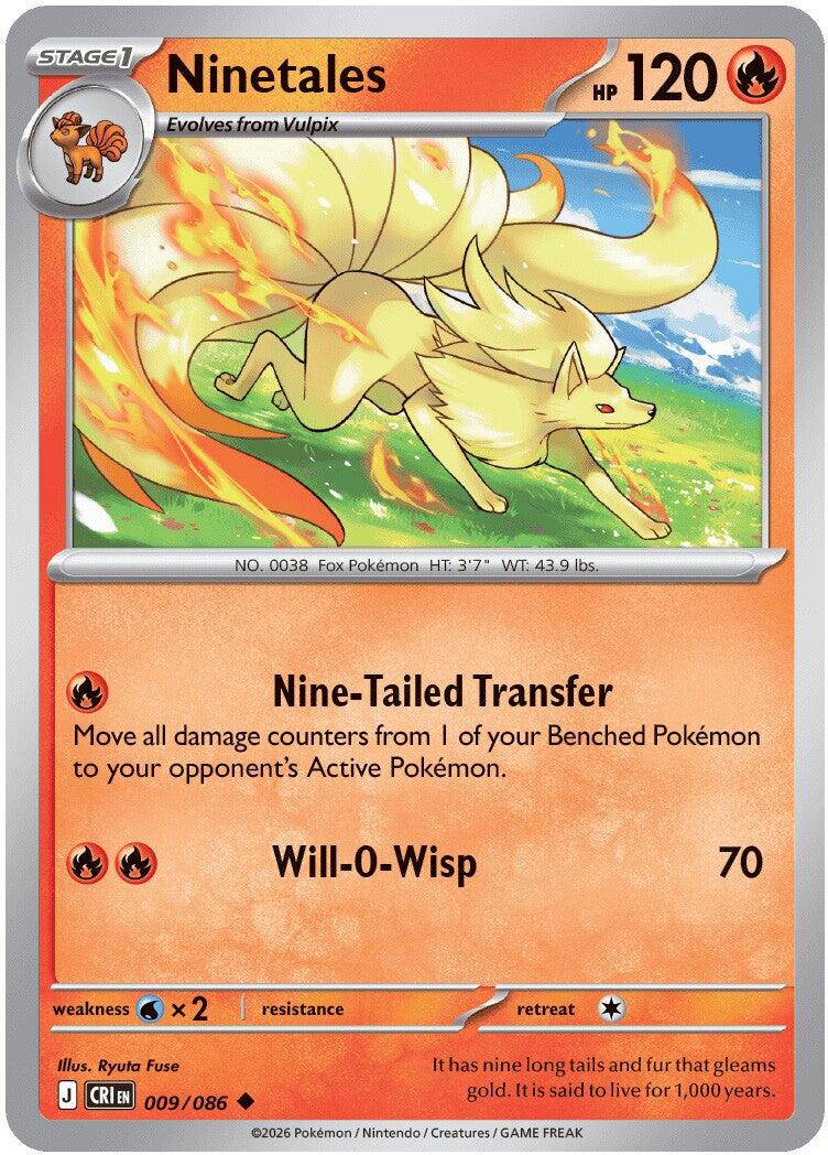 Ninetales (009/086) [Mega Evolution: Chaos Rising] | Tabernacle Games