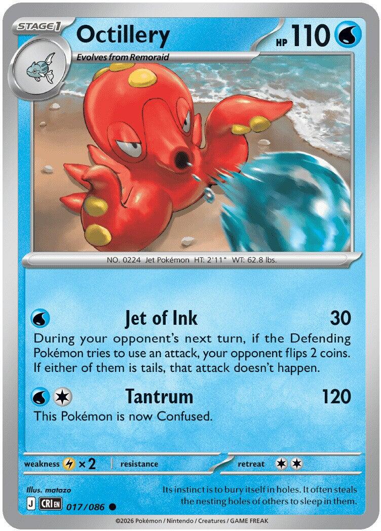 Octillery (017/086) [Mega Evolution: Chaos Rising] | Tabernacle Games