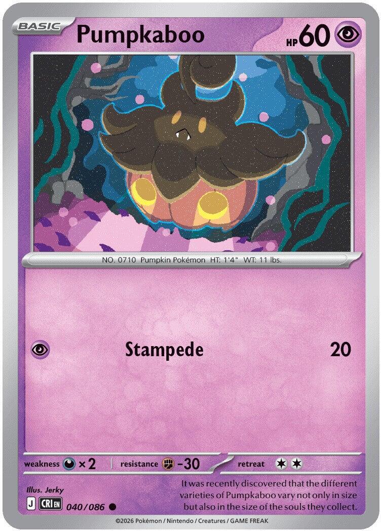 Pumpkaboo (040/086) [Mega Evolution: Chaos Rising] | Tabernacle Games