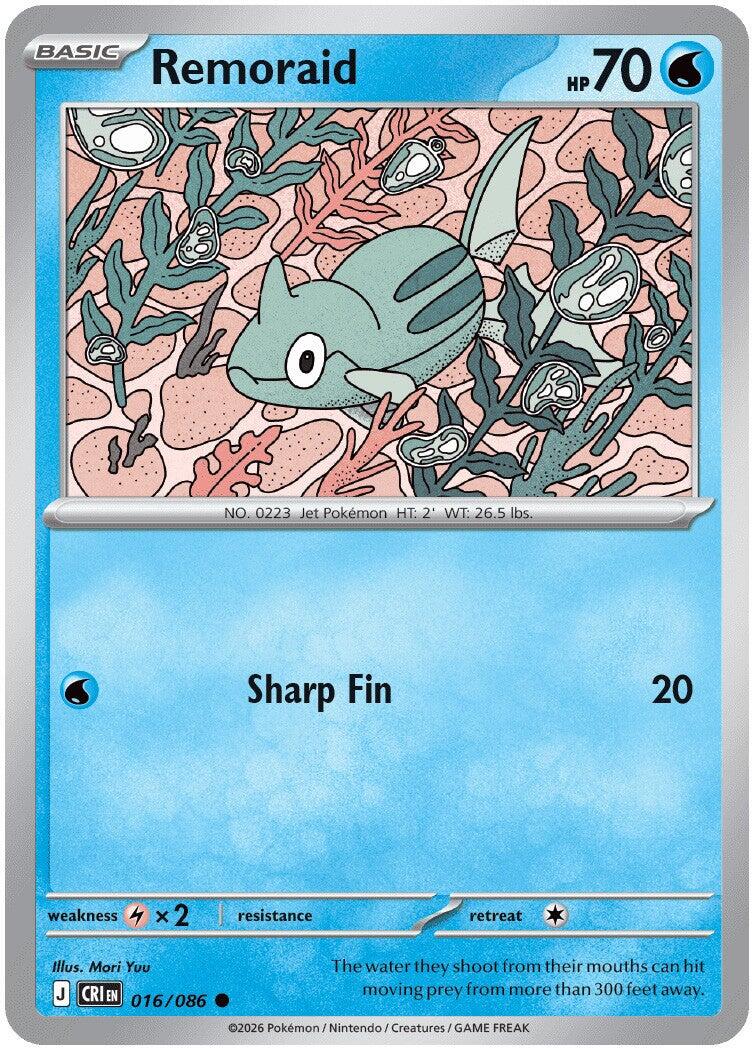 Remoraid (016/086) [Mega Evolution: Chaos Rising] | Tabernacle Games