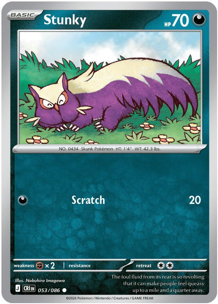 Stunky (053/086) [Mega Evolution: Chaos Rising] | Tabernacle Games