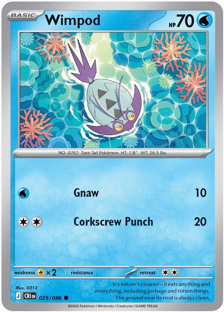 Wimpod (025/086) [Mega Evolution: Chaos Rising] | Tabernacle Games