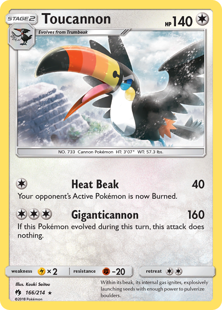 Toucannon (166/214) [Sun & Moon: Lost Thunder] | Tabernacle Games