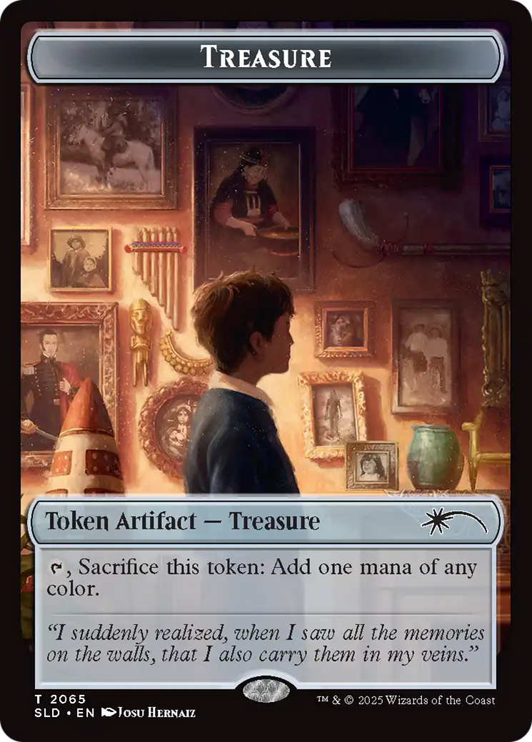 Treasure Token (2065) (Rainbow Foil) [Secret Lair Drop Series] | Tabernacle Games