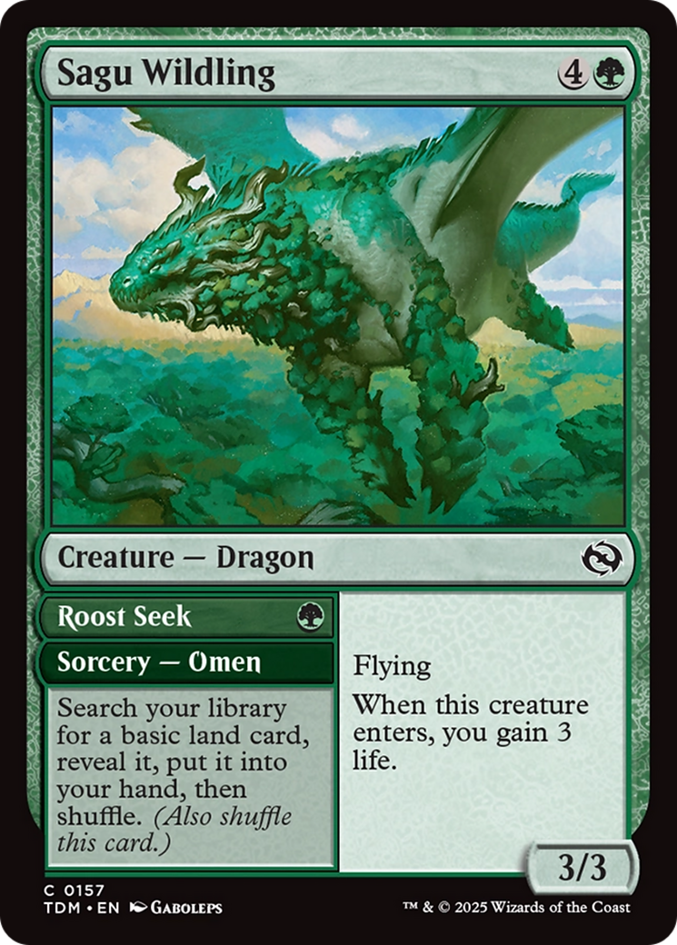 Sagu Wildling [Tarkir: Dragonstorm] | Tabernacle Games