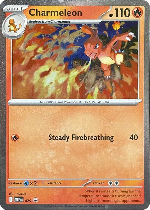Charmeleon (079) (Cosmos Holo) [Mega Evolution Promo] | Tabernacle Games