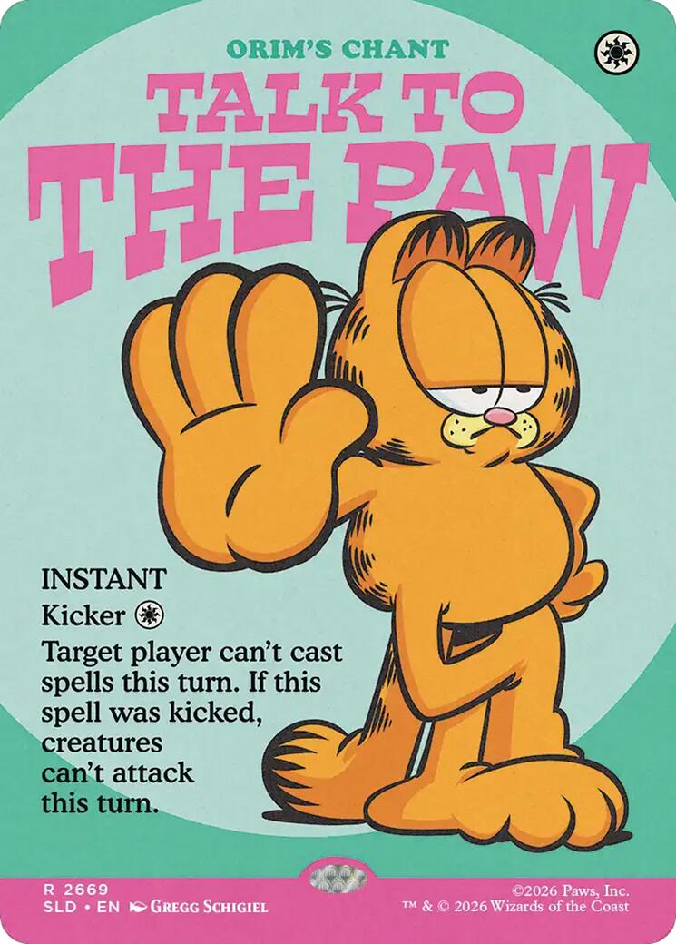 Talk to the Paw - Orim's Chant [Secret Lair Drop Series] | Tabernacle Games