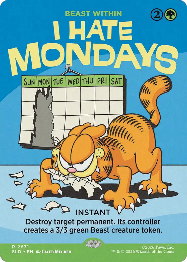 I Hate Mondays - Beast Within [Secret Lair Drop Series] | Tabernacle Games