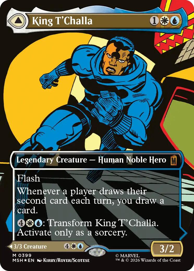 King T'Challa (Borderless) (0399) [Marvel Super Heroes] | Tabernacle Games