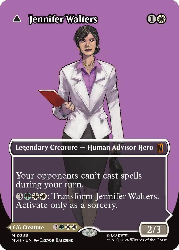 Jennifer Walters // The Sensational She-Hulk (Borderless) (0355) [Marvel Super Heroes] | Tabernacle Games