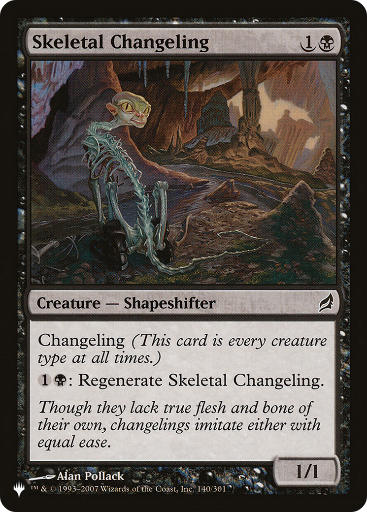 Skeletal Changeling [The List Reprints] | Tabernacle Games