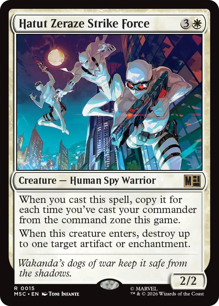 Hatut Zeraze Strike Force (Surge Foil) [Marvel Super Heroes Commander] | Tabernacle Games