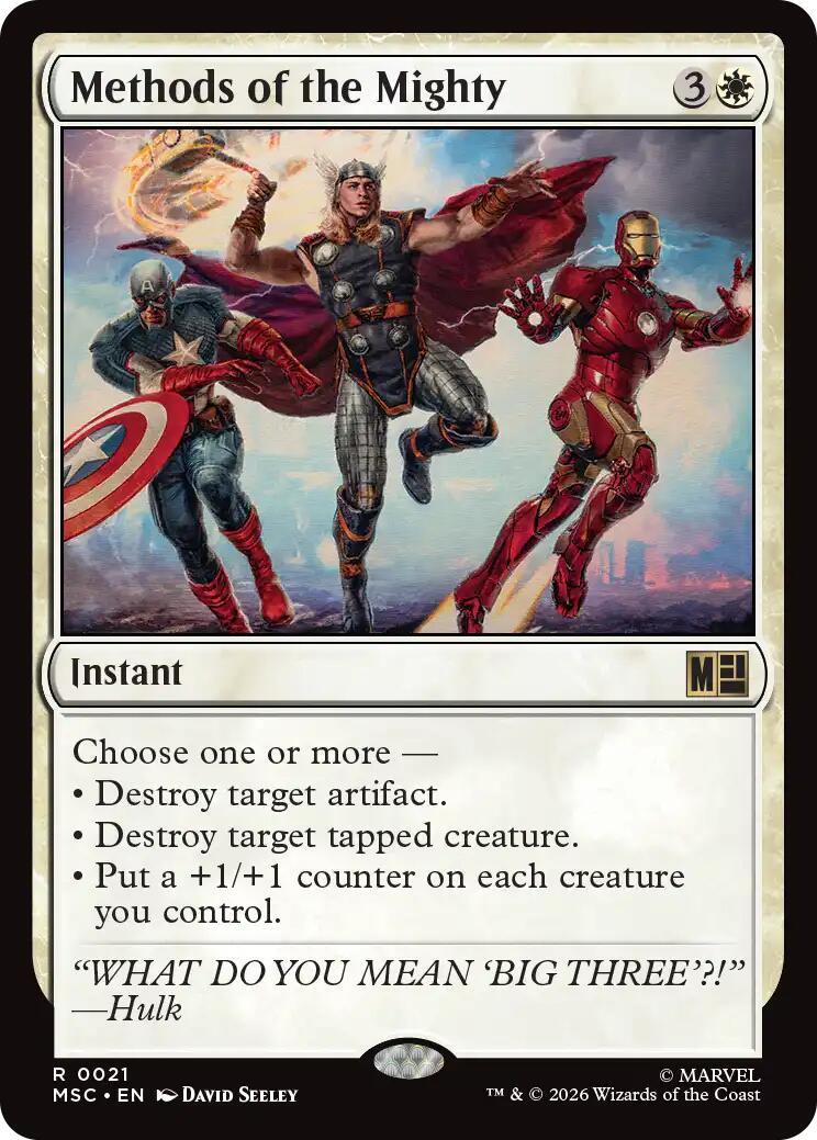 Methods of the Mighty (Surge Foil) [Marvel Super Heroes Commander] | Tabernacle Games